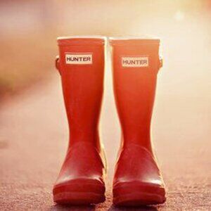 💖Rain Hunter Boots Like New Tall Gloss💖